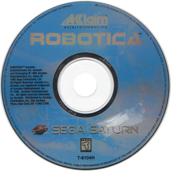 Robotica – Sega Saturn (SS) - for just $0! 