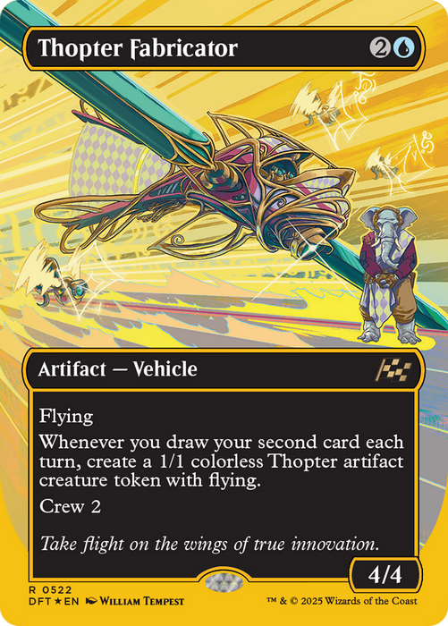 Thopter Fabricator (DFT-522) - Aetherdrift (Borderless) Foil - for just $1.75! 