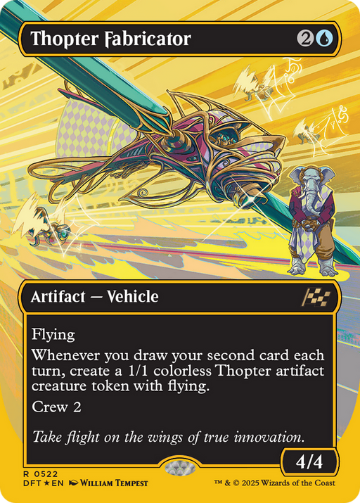 Thopter Fabricator (DFT-522) - Aetherdrift (Borderless) Foil - for just $1.69! 