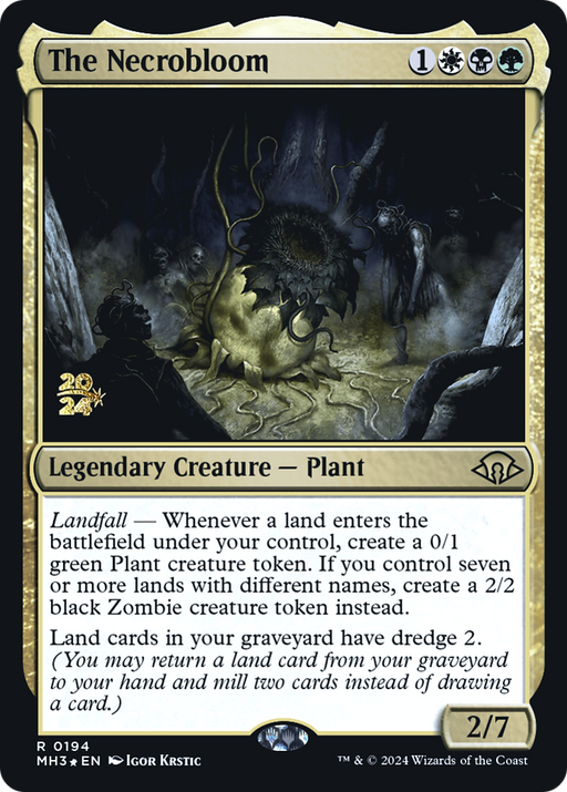The Necrobloom (PRE-194) - Modern Horizons 3 Promos Foil - for just $0.27! 