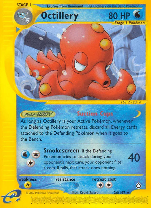 Octillery (26/147) [Aquapolis] - for just $3.60! 