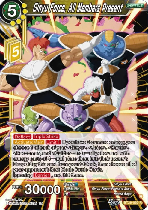 Ginyo Force, All Members Present (BT29-060) [Fearsome Rivals] - for just $0.20! 