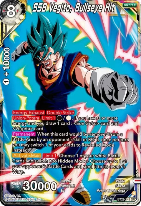 SSB Vegito, Bullseye Hit (BT29-141) [Fearsome Rivals] - for just $0.30! 