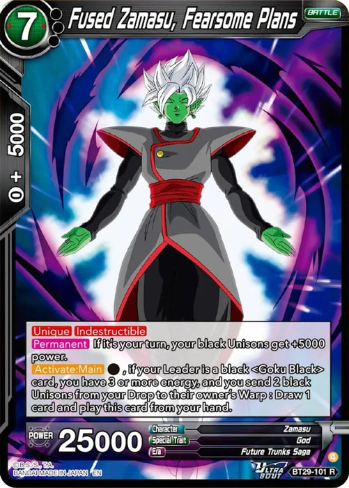 Fused Zamasu, Fearsome Plans (BT29-101) [Fearsome Rivals] - for just $0.35! 