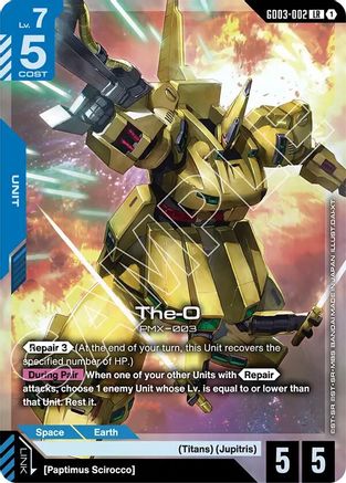 The-O (GD03-002) - Steel Requiem Holofoil - for just $1.18! 