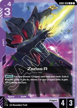 Zedas R (GD03-059) - Steel Requiem - for just $0.03! 