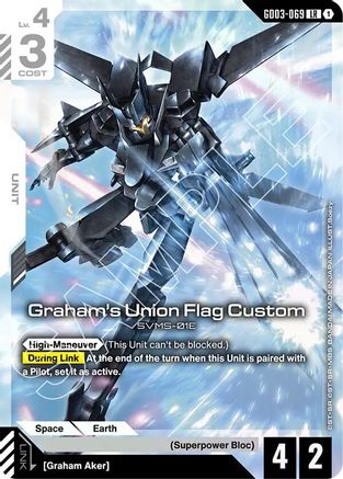 Graham's Union Flag Custom (GD03-069) - Steel Requiem Holofoil - for just $0.30! 