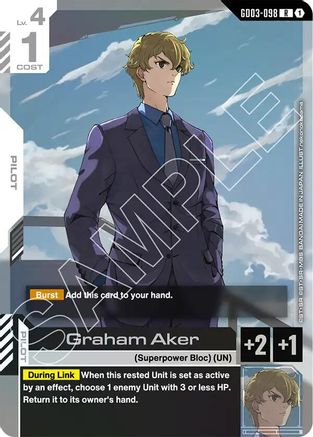 Graham Aker (GD03-098) - Steel Requiem Holofoil - for just $0.09! 