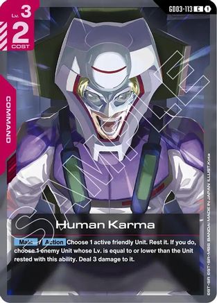Human Karma (GD03-113) - Steel Requiem - for just $0.03! 