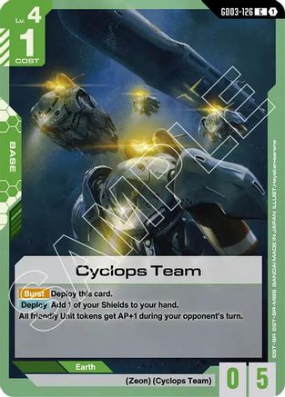 Cyclops Team (GD03-126) - Steel Requiem - for just $0.03! 