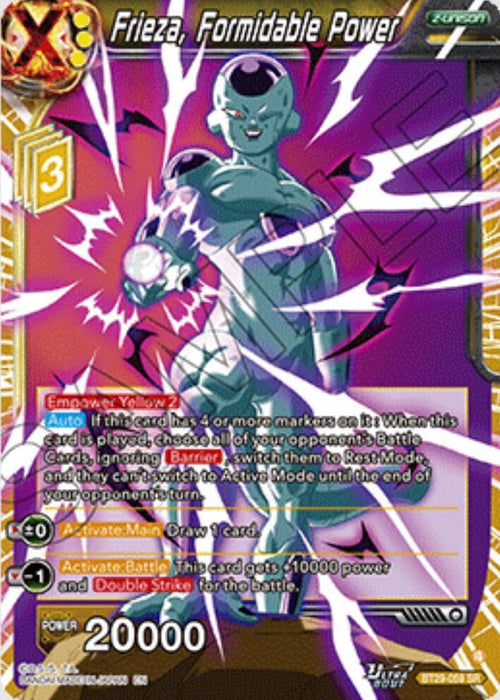 Frieza, Formidable Power (BT29-059) [Fearsome Rivals] - for just $0.30! 