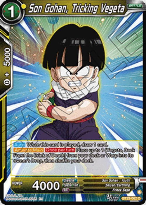 Son Gohan, Tricking Vegeta (BT29-062) [Fearsome Rivals] - for just $0.10! 