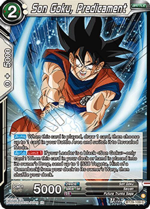 Son Goku, Predicament (BT29-109) [Fearsome Rivals] - for just $0.10! 