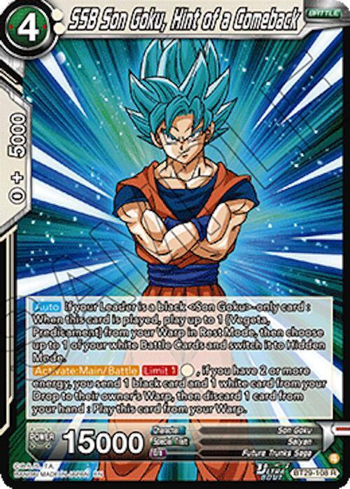 SSB Son Goku, Hint of a Comeback (BT29-108) [Fearsome Rivals] - for just $0.20! 