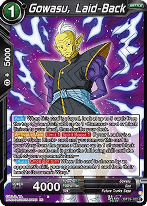 Gowasu, Laid-Back (BT29-102) [Fearsome Rivals] - for just $0.10! 