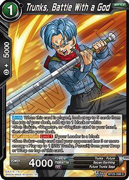 Trunks, Battle With a God (BT29-098) [Fearsome Rivals] - for just $0.10! 