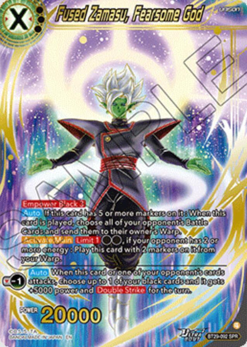 Fused Zamasu, Fearsome God (SPR) (BT29-092) [Fearsome Rivals] - for just $5.55! 