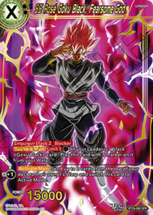 SS Rose Goku Black, Fearsome God (SPR) (BT29-088) [Fearsome Rivals] - for just $17.30! 