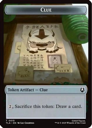 Clue (0015) // spirit (003) Double-Sided Token (TLA-15 // 3) - Avatar: The Last Airbender Foil - for just $2.36! 