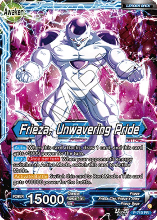 Frieza // Frieza, Unwavering Pride (P-713) [Promotion Cards] - for just $1.10! 