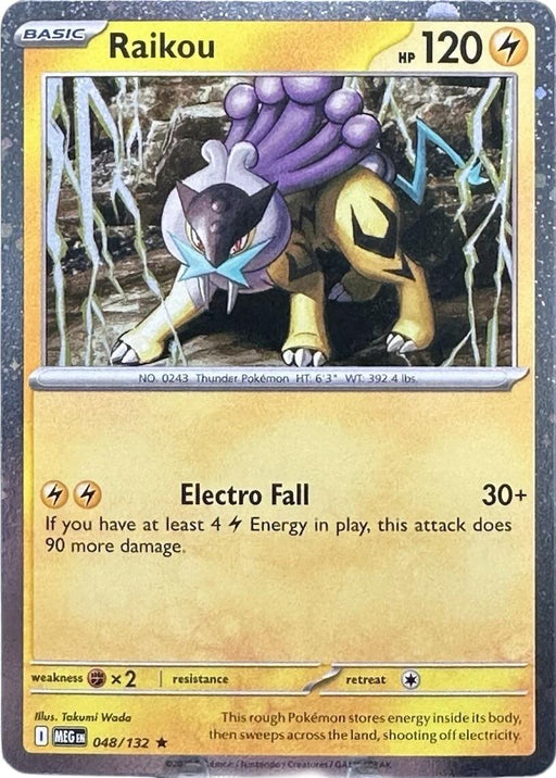 Raikou (048/132) (Cosmo Holo) [Mega Evolution: Base Set] - for just $0.15! 