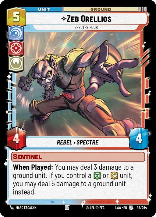 Zeb Orellios - Spectre Four (45/264) (45/264) [A Lawless Time] - for just $0.10! 