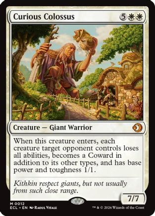 Curious Colossus (ECL-012) - Lorwyn Eclipsed Foil - for just $0.38! 