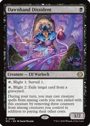 Dawnhand Dissident (ECL-098) - Lorwyn Eclipsed Foil - for just $0.16! 