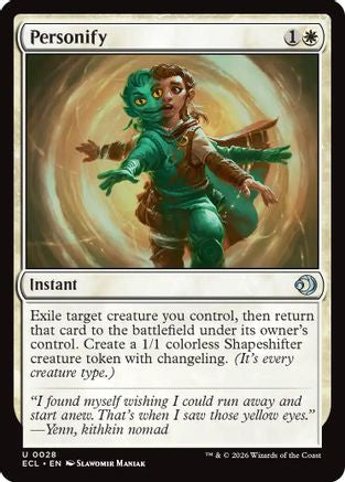 Personify (ECL-028) - Lorwyn Eclipsed - for just $0.09! 