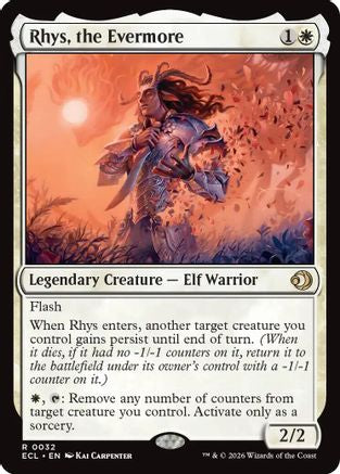 Rhys, the Evermore (ECL-032) - Lorwyn Eclipsed Foil - for just $0.12! 