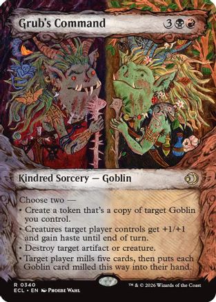 Grub's Command (Showcase) (ECL-340) - Lorwyn Eclipsed Foil - for just $0.17! 