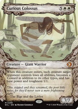Curious Colossus (Showcase) (ECL-298) - Lorwyn Eclipsed Foil - for just $1.04! 