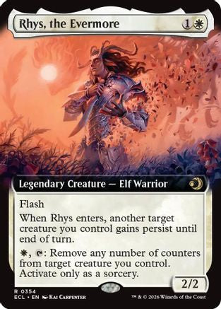 Rhys, the Evermore (Extended Art) (ECL-354) - Lorwyn Eclipsed Foil - for just $0.32! 
