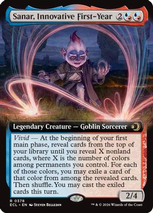 Sanar, Innovative First-Year (Extended Art) (ECL-378) - Lorwyn Eclipsed - for just $0.10! 