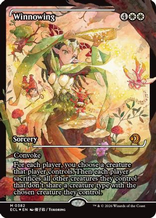 Winnowing (Showcase) (ECL-382) - Lorwyn Eclipsed Foil - for just $3.46! 