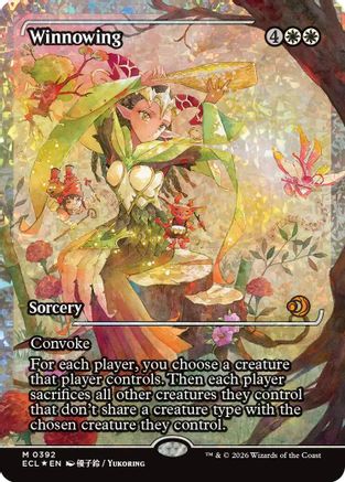 Winnowing (Showcase) (Fracture Foil) (ECL-392) - Lorwyn Eclipsed Foil - for just $22.93! 