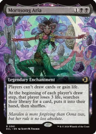 Mornsong Aria (Extended Art) (ECL-361) - Lorwyn Eclipsed - for just $0.23! 