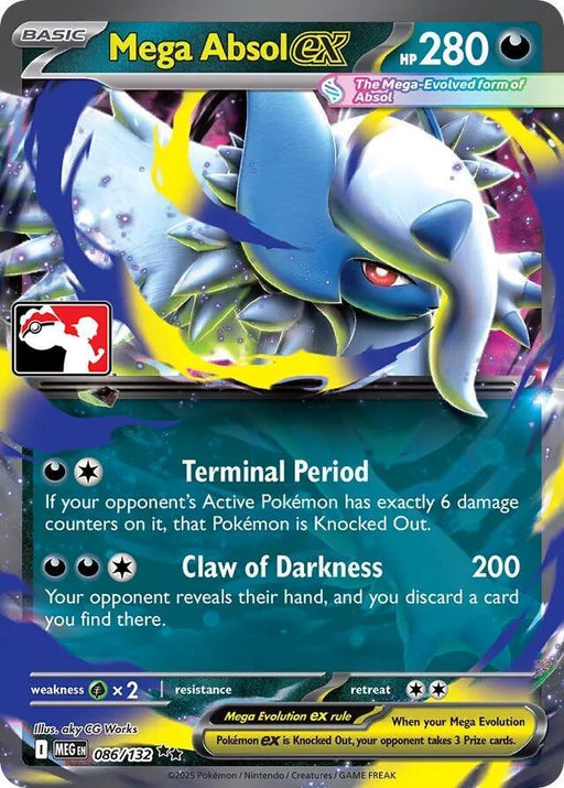 Mega Absol ex (086/132) [Prize Pack Series Seven] - for just $2.55! 