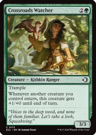Crossroads Watcher (ECL-173) - Lorwyn Eclipsed Foil - for just $0.05! 