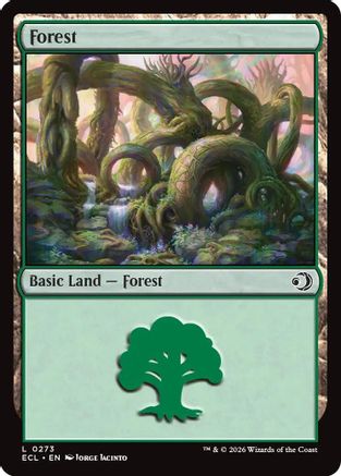 Forest (0273) (ECL-273) - Lorwyn Eclipsed - for just $0.05! 