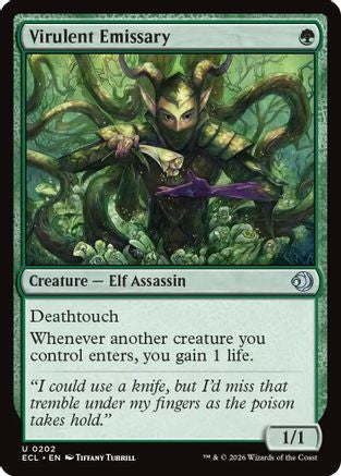 Virulent Emissary (ECL-202) - Lorwyn Eclipsed Foil - for just $0.33! 