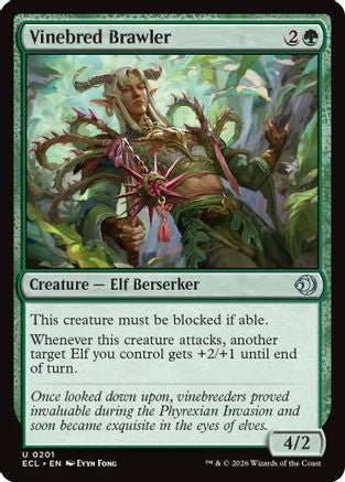 Vinebred Brawler (ECL-201) - Lorwyn Eclipsed Foil - for just $0.07! 
