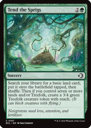Tend the Sprigs (ECL-197) - Lorwyn Eclipsed Foil - for just $0.07! 