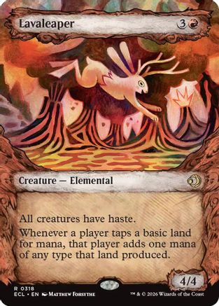 Lavaleaper (Showcase) (ECL-318) - Lorwyn Eclipsed Foil - for just $0.35! 