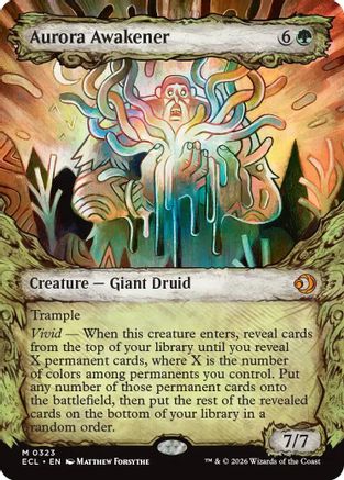 Aurora Awakener (Showcase) (ECL-323) - Lorwyn Eclipsed Foil - for just $1.36! 