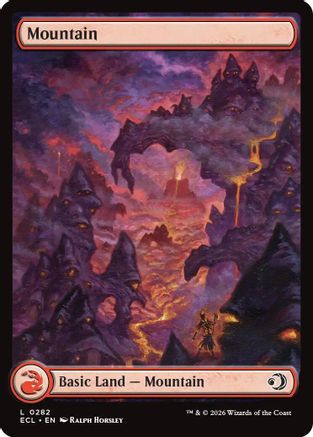 Mountain (0282) (ECL-282) - Lorwyn Eclipsed Foil - for just $0.11! 