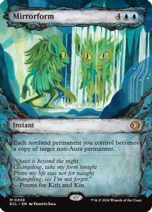Mirrorform (Showcase) (ECL-308) - Lorwyn Eclipsed - for just $1.26! 