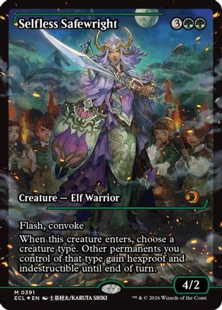 Selfless Safewright (Showcase) (ECL-391) - Lorwyn Eclipsed Foil - for just $4.48! 