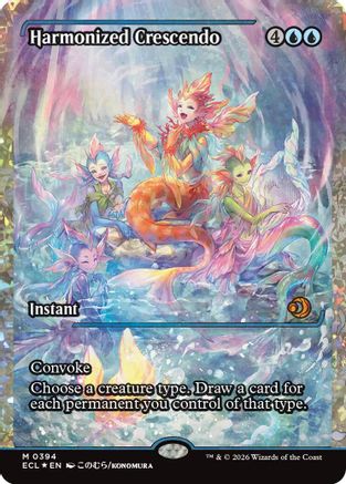 Harmonized Crescendo (0394) (Showcase) (Fracture Foil) (ECL-394) - Lorwyn Eclipsed Foil - for just $18.03! 