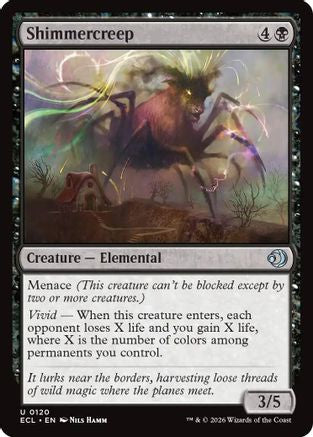 Shimmercreep (ECL-120) - Lorwyn Eclipsed Foil - for just $0.06! 